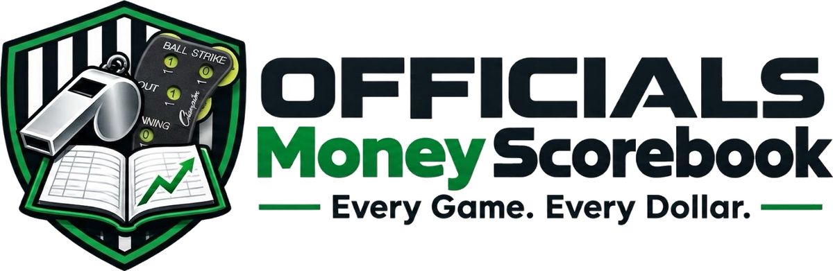 Officials Money Scorebook